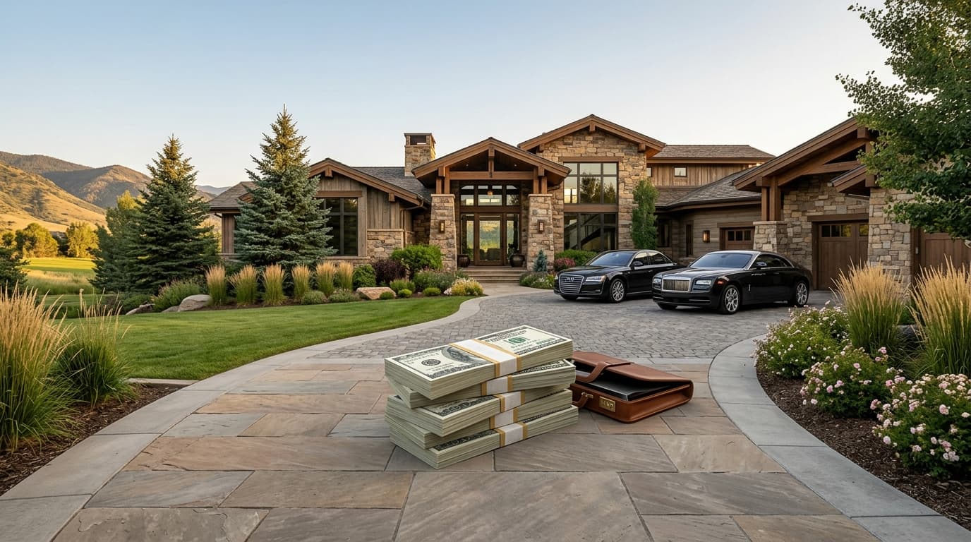 What percentage of Denver luxury buyers pay cash?