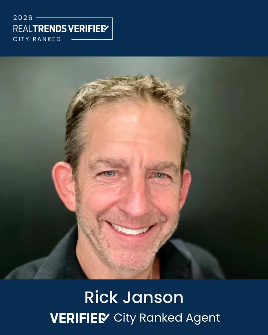 Rick Janson, 2026 RealTrends Verified City Ranked Agent