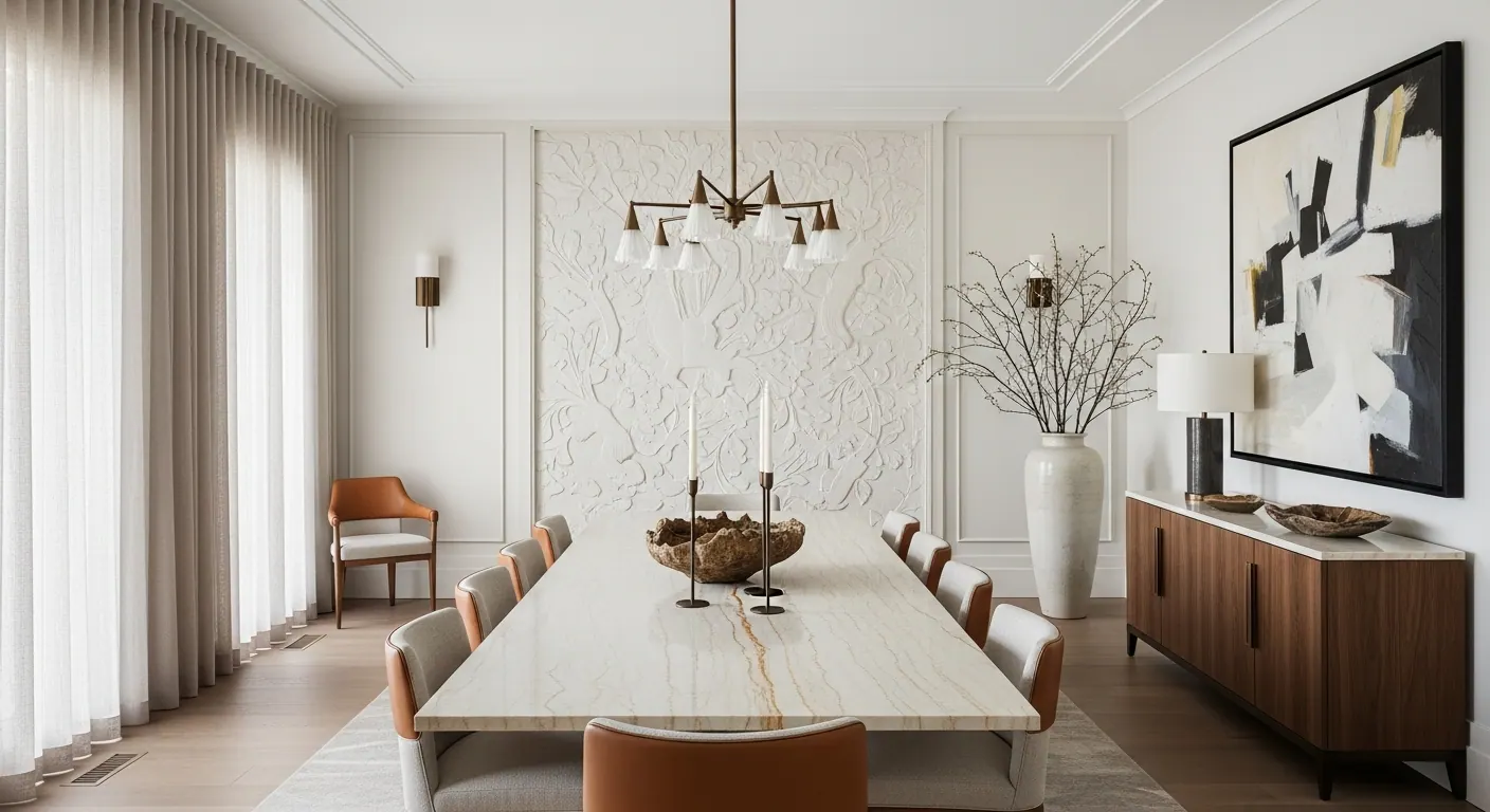 Belcaro interior representing the kind of property featured in a six-page magazine-quality luxury brochure